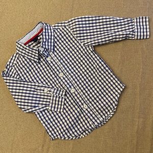 GAP Kids || 2T Long Sleeve Cute Plaid Toddler Boy Button Down Casual Dress Shirt